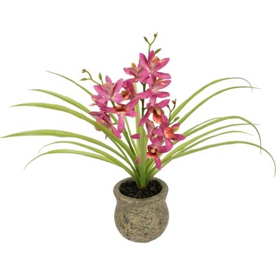 I.GE.A. - Kunstblume Orchidee - dunkelrosa - 38 cm - Artificial plant I.GE.A. - Kunstblume Orchidee - dunkelrosa - 38 cm - Artificial plant