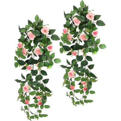 I.GE.A. - Künstlicher Rosenhänger - Pink - 74cm Girlande I.GE.A. - Künstlicher Rosenhänger - Pink - 74cm Girlande
