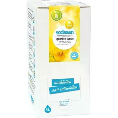 sodasan Zitron Frisch Spülmittel Nachfüllung 5 Liter - Reinigungsprodukt sodasan Zitron Frisch Spülmittel Nachfüllung 5 Liter - Reinigungsprodukt