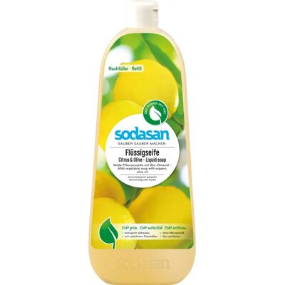 Sodasan Bio Zitrus Olive Handseife - Hand & Körper Reinigung Sodasan Bio Zitrus Olive Handseife - Hand & Körper Reinigung
