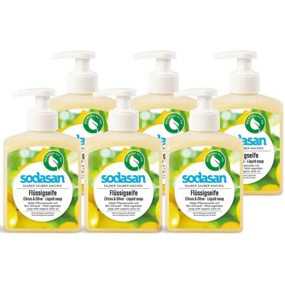 Sodasan Citron Oliv Flytande Tvål - 300ml Sodasan Citron Oliv Flytande Tvål - 300ml