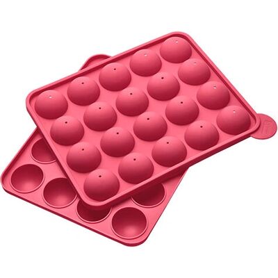 Lurch 83027 Moule à Cake Pops en Silicone - 20 pcs Lurch 83027 Moule à Cake Pops en Silicone - 20 pcs