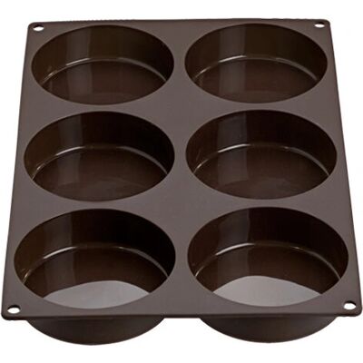 Lurch 85081 Backform - Antihaft-Silikon - 6 Burger Lurch 85081 Backform - Antihaft-Silikon - 6 Burger