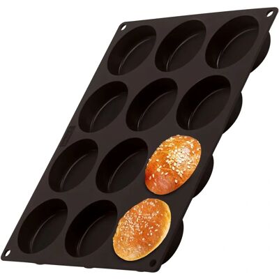 Forma para Pães de Hambúrguer Lurch FlexiForm - 12 unid., Antiaderente, Sem BPA Forma para Pães de Hambúrguer Lurch FlexiForm - 12 unid., Antiaderente, Sem BPA