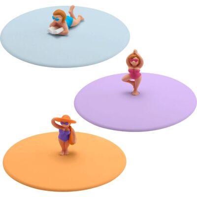 Lurch 00210199 Bekerdeksel - Assortiment Kleuren - 3 stuks - Voedselveilig Siliconen Lurch 00210199 Bekerdeksel - Assortiment Kleuren - 3 stuks - Voedselveilig Siliconen