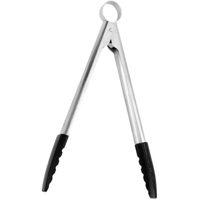 Pinces de Cuisine en Acier Inoxydable et Silicone - 24cm Pinces de Cuisine en Acier Inoxydable et Silicone - 24cm