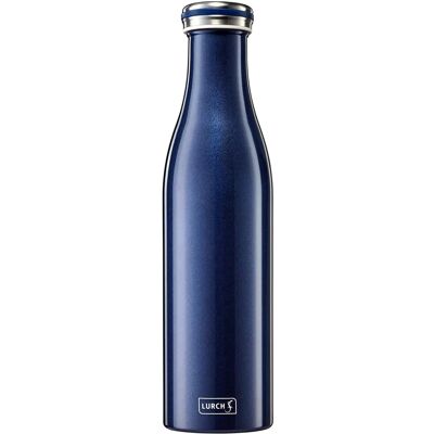 LURCH Gourde isolante - Bleu-métallique - 0,75L - Chaud 12h LURCH Gourde isolante - Bleu-métallique - 0,75L - Chaud 12h