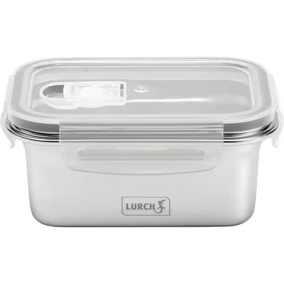 Lurch 240890 - Boîte à lunch en acier inoxydable et plastique - 0,5L Lurch 240890 - Boîte à lunch en acier inoxydable et plastique - 0,5L