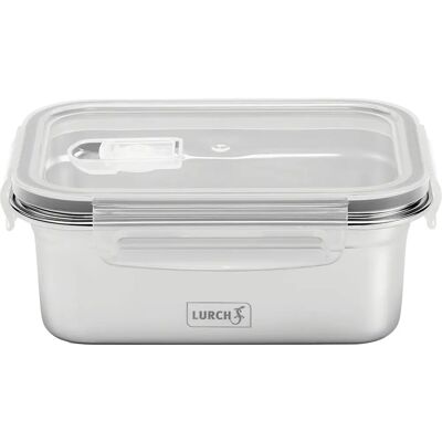 Lurch 00240891 Boîte repas acier inox et plastique - 0,8L Lurch 00240891 Boîte repas acier inox et plastique - 0,8L