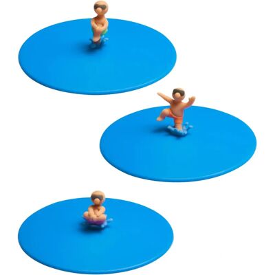 Lurch 210302 - Ensemble de 3 verrous en silicone alimentaire Lurch 210302 - Ensemble de 3 verrous en silicone alimentaire