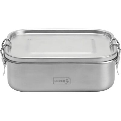 Lurch Edelstahl Lunchbox - 800ml - Luftdicht & Wiederverwendbar Lurch Edelstahl Lunchbox - 800ml - Luftdicht & Wiederverwendbar