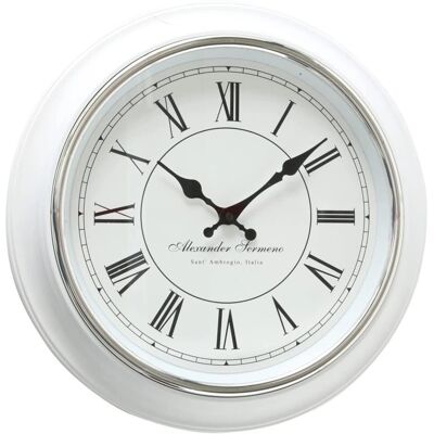 Horloge Murale HOME AFFAIRE Yella - Chiffres Romains - 40cm Horloge Murale HOME AFFAIRE Yella - Chiffres Romains - 40cm