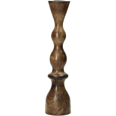 Podstawka na świecę z drewna Rattoli od Dekoria - 30cm - Naturalne wykończenie Podstawka na świecę z drewna Rattoli od Dekoria - 30cm - Naturalne wykończenie