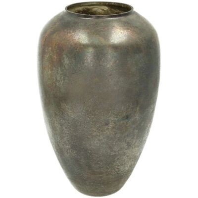 Dekoria Staro-brązowa Metalowa Waza - 19cm x 30cm Dekoria Staro-brązowa Metalowa Waza - 19cm x 30cm