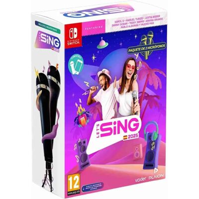 Let's Sing 2025 - Jogo de karaokê com microfones e acesso VIP Let's Sing 2025 - Jogo de karaokê com microfones e acesso VIP