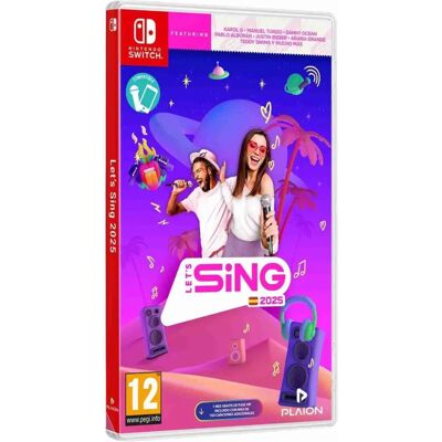 Nintendo Lets Sing 2025 - Jogo de karaokê para Nintendo Switch Nintendo Lets Sing 2025 - Jogo de karaokê para Nintendo Switch