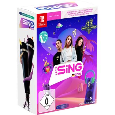 Plaion Let's Sing 2025 - Karaoke Spiel mit Mikrofonen Plaion Let's Sing 2025 - Karaoke Spiel mit Mikrofonen