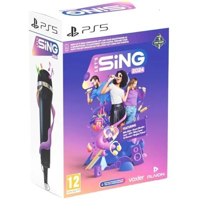 Sony Let's Sing 2024 + 1 Microphone pour PlayStation 5 - Publicité Sony Let's Sing 2024 + 1 Microphone pour PlayStation 5 - Publicité
