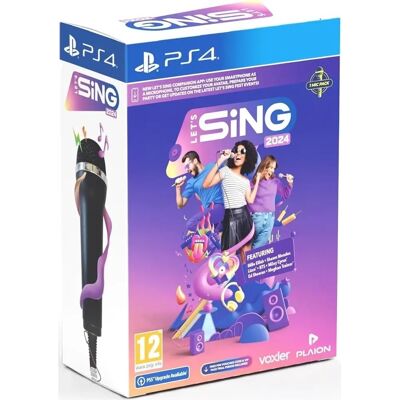 Let's Sing 2024 - 1 Microphone (PS4) - Publicité Let's Sing 2024 - 1 Microphone (PS4) - Publicité