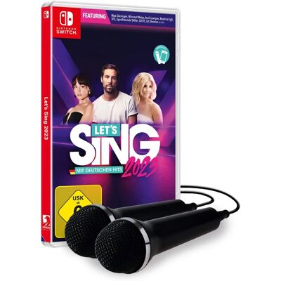 Plaion Let's Sing 2023 - Deutsche Version - 2 Mikrofone Plaion Let's Sing 2023 - Deutsche Version - 2 Mikrofone