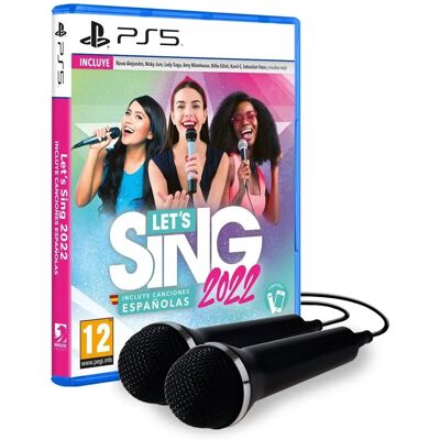 Let's Sing 2022 - Juego de Karaoke con Canciones en Español y 2 Micrófonos - PS5 Let's Sing 2022 - Juego de Karaoke con Canciones en Español y 2 Micrófonos - PS5
