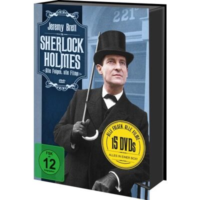 Kino Sherlock Holmes - 15 DVDs - Alle Folgen & Filme - Deutsch & Englisch Kino Sherlock Holmes - 15 DVDs - Alle Folgen & Filme - Deutsch & Englisch