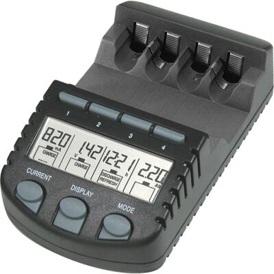 Technoline - Snelle lader - 4x Varta AA 2100mAh - LCD display - charger Technoline - Snelle lader - 4x Varta AA 2100mAh - LCD display - charger