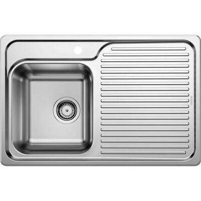 BLANCO Classic 40 S - Küchenspüle - Edelstahl, Hauptbecken links, Für 40 cm Unterschrank BLANCO Classic 40 S - Küchenspüle - Edelstahl, Hauptbecken links, Für 40 cm Unterschrank