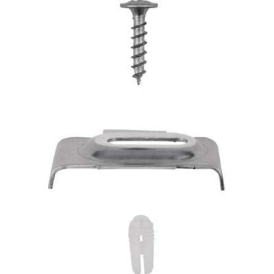 Blanco RVS Aanrechtbak Montage Set - 4 Stuks voor Massieve Werkbladen Blanco RVS Aanrechtbak Montage Set - 4 Stuks voor Massieve Werkbladen