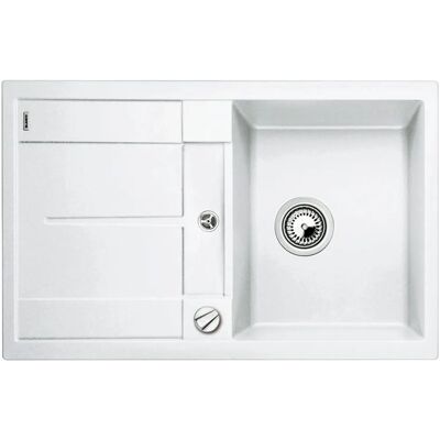 Blanco METRA 45 S Wit Silgranit Inbouwwasbak - Keukenspoelbak Blanco METRA 45 S Wit Silgranit Inbouwwasbak - Keukenspoelbak