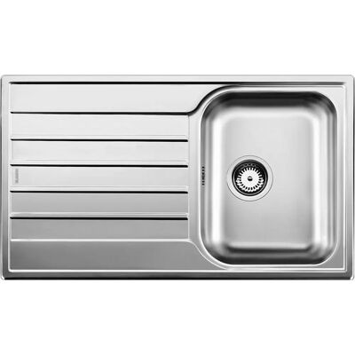 Lavello Blanco Livit 45 S Salto in acciaio inox montato sopra Lavello Blanco Livit 45 S Salto in acciaio inox montato sopra