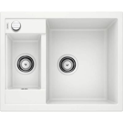 Blanco METRA 6 Wit Silgranit 1.5 Bakken Spoelbak - Keukenspoelbak Blanco METRA 6 Wit Silgranit 1.5 Bakken Spoelbak - Keukenspoelbak
