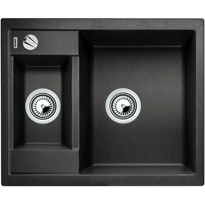 Blanco Metra 6 Anthracite Silgranit 1.5 Bak Inbouwwasbak - Keukenspoelbak Blanco Metra 6 Anthracite Silgranit 1.5 Bak Inbouwwasbak - Keukenspoelbak