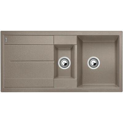 Blanco METRA 6S Silgranit Zlew - Odwracalny, Obszar odpływu, Odpływ 3½" Blanco METRA 6S Silgranit Zlew - Odwracalny, Obszar odpływu, Odpływ 3½"