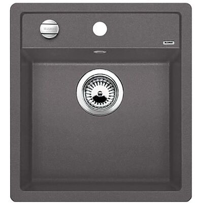 Blanco PuraDur 45,5x50cm Felsgrau Keukenspoelbak - Dubbelbak Blanco PuraDur 45,5x50cm Felsgrau Keukenspoelbak - Dubbelbak