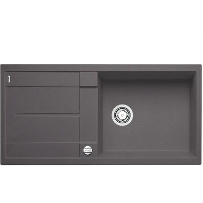 Blanco Metra XL 6 S Rotsgrijze Silgranit Enkelbak - Keukenspoelbak Blanco Metra XL 6 S Rotsgrijze Silgranit Enkelbak - Keukenspoelbak