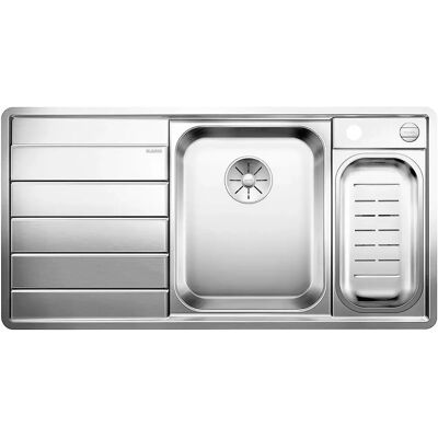 Blanco AXIS III 6 S-IF RVS Keukenspoelbak - 1,5 wasbak - 1000x510 mm Blanco AXIS III 6 S-IF RVS Keukenspoelbak - 1,5 wasbak - 1000x510 mm