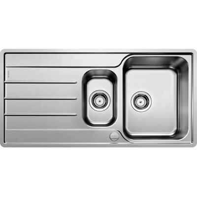 Lavello da Cucina Blanco LEMIS in Acciaio Inox - Reversibile, Ampio Fornello Lavello da Cucina Blanco LEMIS in Acciaio Inox - Reversibile, Ampio Fornello