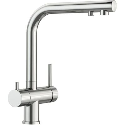 Blanco Fontas II Keukenkraan Zilver 3-in-1 - Keukenkraan Blanco Fontas II Keukenkraan Zilver 3-in-1 - Keukenkraan