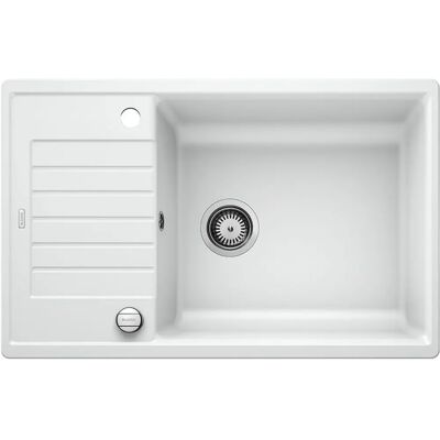 Blanco Zia XL 6 S Compact Keukenspoelbak - Reversibel, Automatische plug, 78x50cm Blanco Zia XL 6 S Compact Keukenspoelbak - Reversibel, Automatische plug, 78x50cm