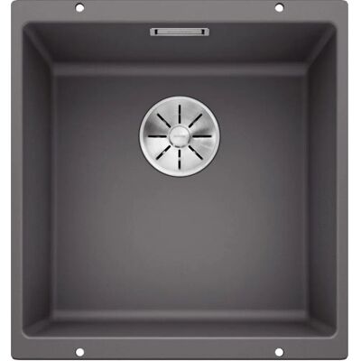 Blanco SUBLINE 400-U Rock Grey Silgranit Undermount Sink - Kitchen Sink Blanco SUBLINE 400-U Rock Grey Silgranit Undermount Sink - Kitchen Sink