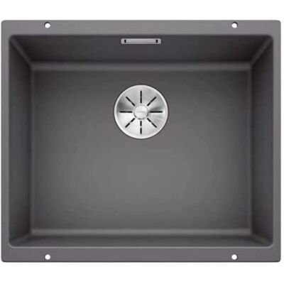 Blanco SUBLINE 500-U Rock Grey Silgranit Single Bowl Undermount Sink - Kitchen Sink Blanco SUBLINE 500-U Rock Grey Silgranit Single Bowl Undermount Sink - Kitchen Sink