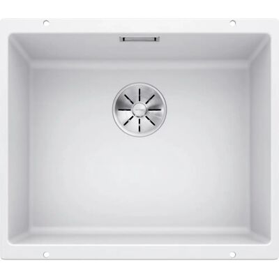 Blanco Subline 500-U White Silgranit Single Bowl Undermount Sink - 523436 Blanco Subline 500-U White Silgranit Single Bowl Undermount Sink - 523436