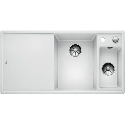 Kuchyňský dřez BLANCO AXIA III 6 S-F - Pravé dno, Bílá Kuchyňský dřez BLANCO AXIA III 6 S-F - Pravé dno, Bílá