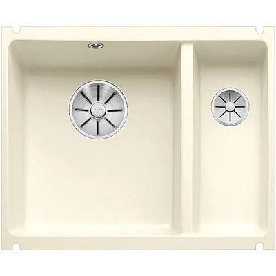 Blanco Küchenspüle SUBLINE 350/150-U - Keramik, Magnolie Glänzend - Unterbau Blanco Küchenspüle SUBLINE 350/150-U - Keramik, Magnolie Glänzend - Unterbau