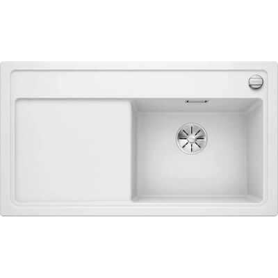 BLANCO Zenar 5 S Küchenspüle - Großes Becken, Silgranit, Weiß BLANCO Zenar 5 S Küchenspüle - Großes Becken, Silgranit, Weiß