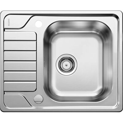 BLANCO Edelstahlspüle Dinas 45 S Mini - Beidseitig, grau BLANCO Edelstahlspüle Dinas 45 S Mini - Beidseitig, grau