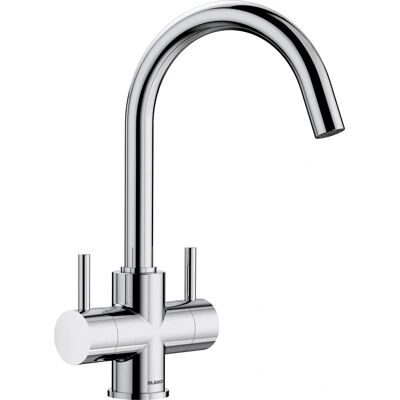 BLANCO - Camia - 2-Lever - Chrome - Monobloc Kitchen Mixer Tap BLANCO - Camia - 2-Lever - Chrome - Monobloc Kitchen Mixer Tap