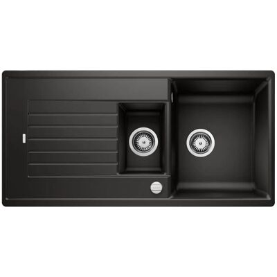 BLANCO ZIA 6 S Küchenspüle - Beidseitig, Schwarz, 50cm breit BLANCO ZIA 6 S Küchenspüle - Beidseitig, Schwarz, 50cm breit