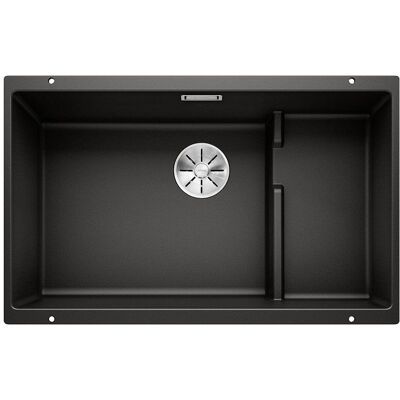Blanco Subline 700-U Silgranit Negru - Chiuvetă de bucătărie - 73x46cm Blanco Subline 700-U Silgranit Negru - Chiuvetă de bucătărie - 73x46cm